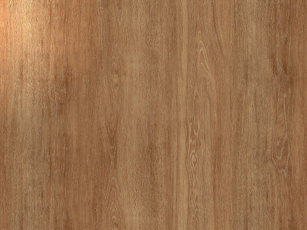 Wooden surface sample with visible synthetic defect used for AI quality control training data.